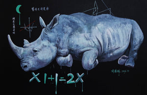 Watercolor about cool animals - Liu Hailun