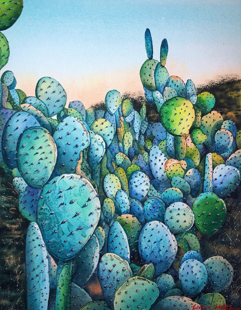 Cactus - Watercolor from Lei lei