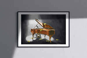 Musician - oil painting version