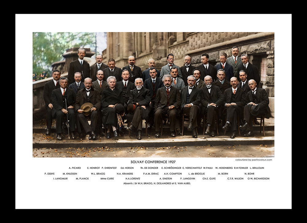 Solvay conference （Color version）